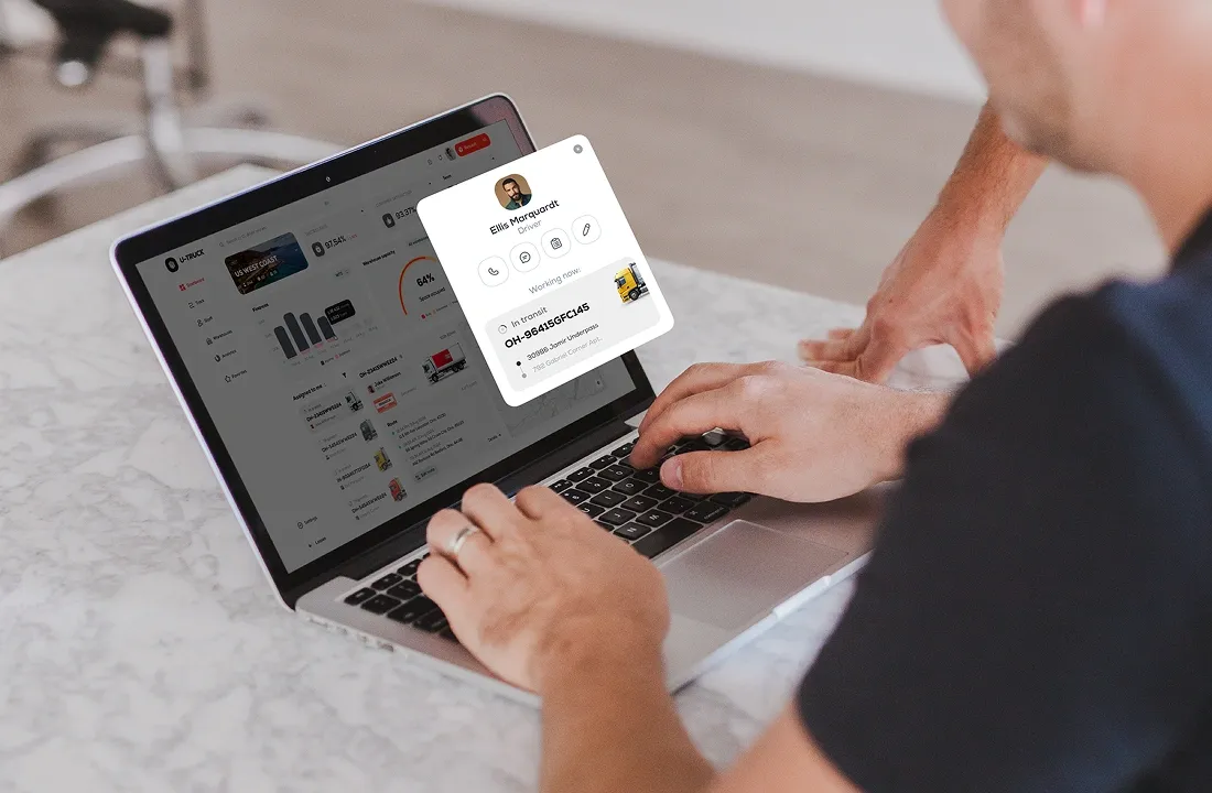 Man with laptop