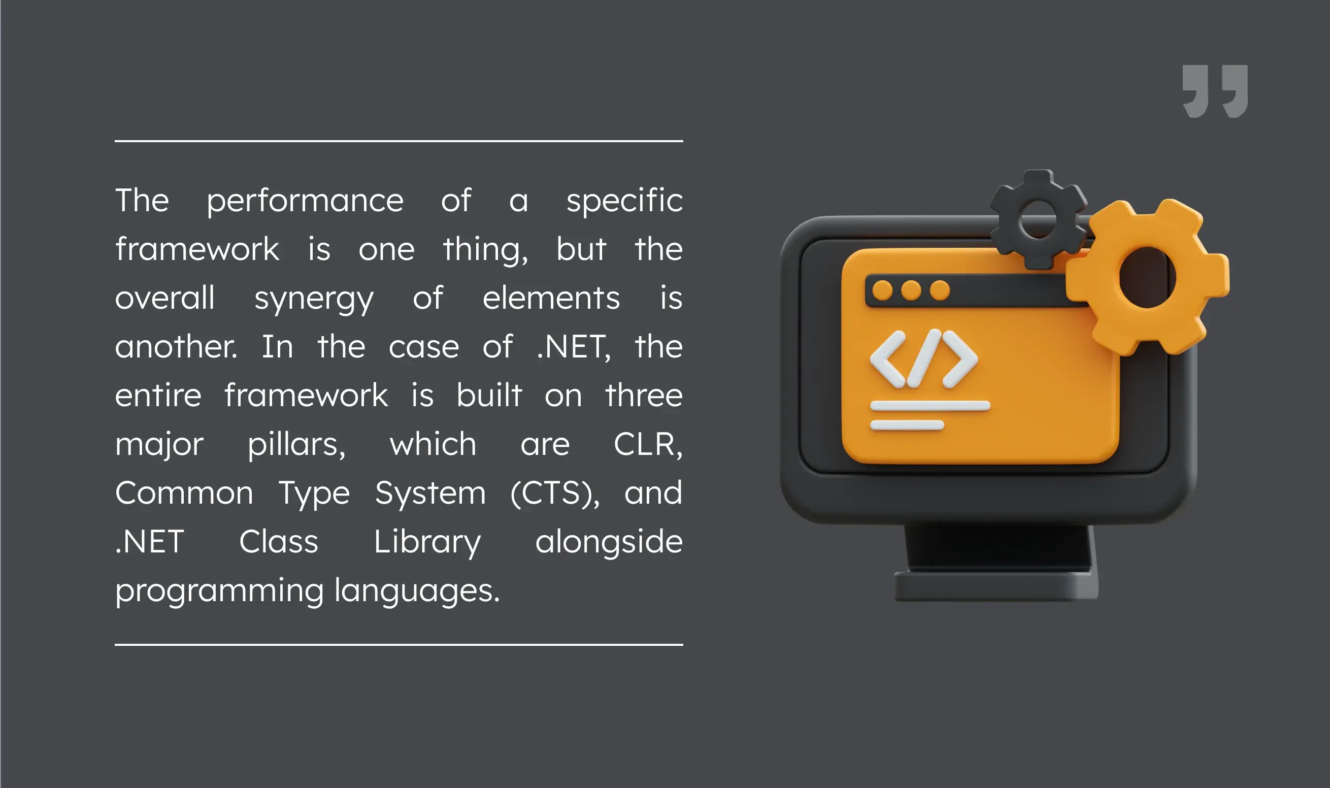Framework perfomance