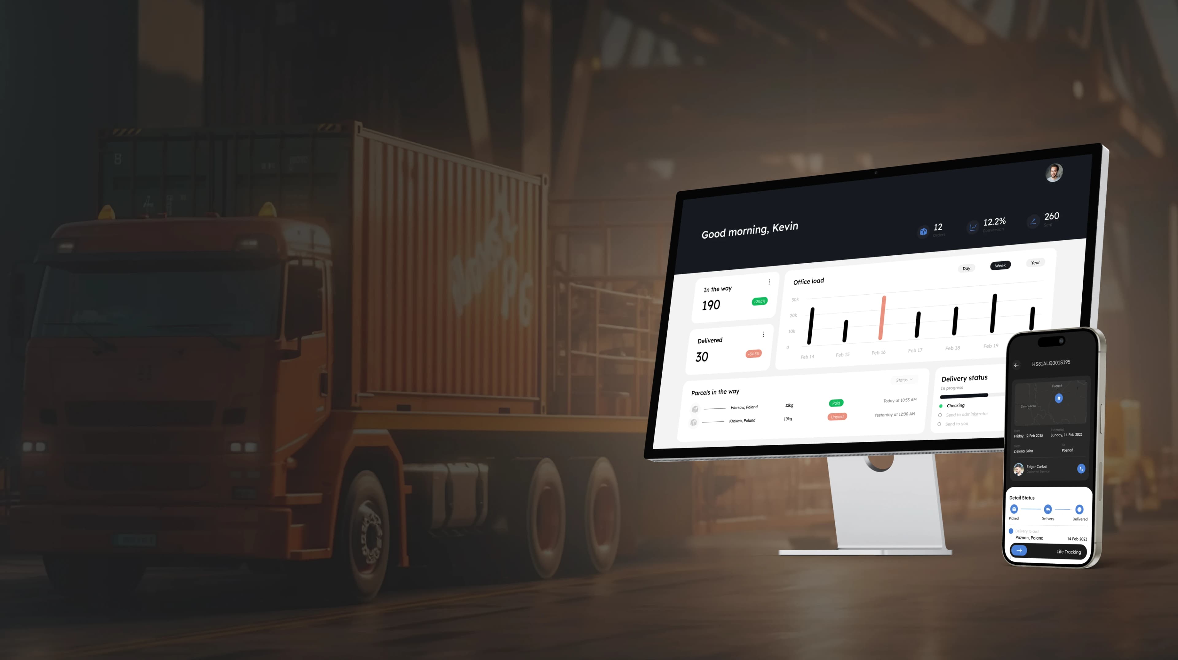 .NET-based Delivery Management App