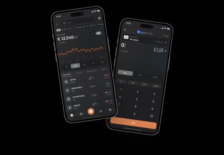 Phones with FinTech app