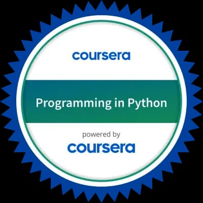 Coursera Programming in Python