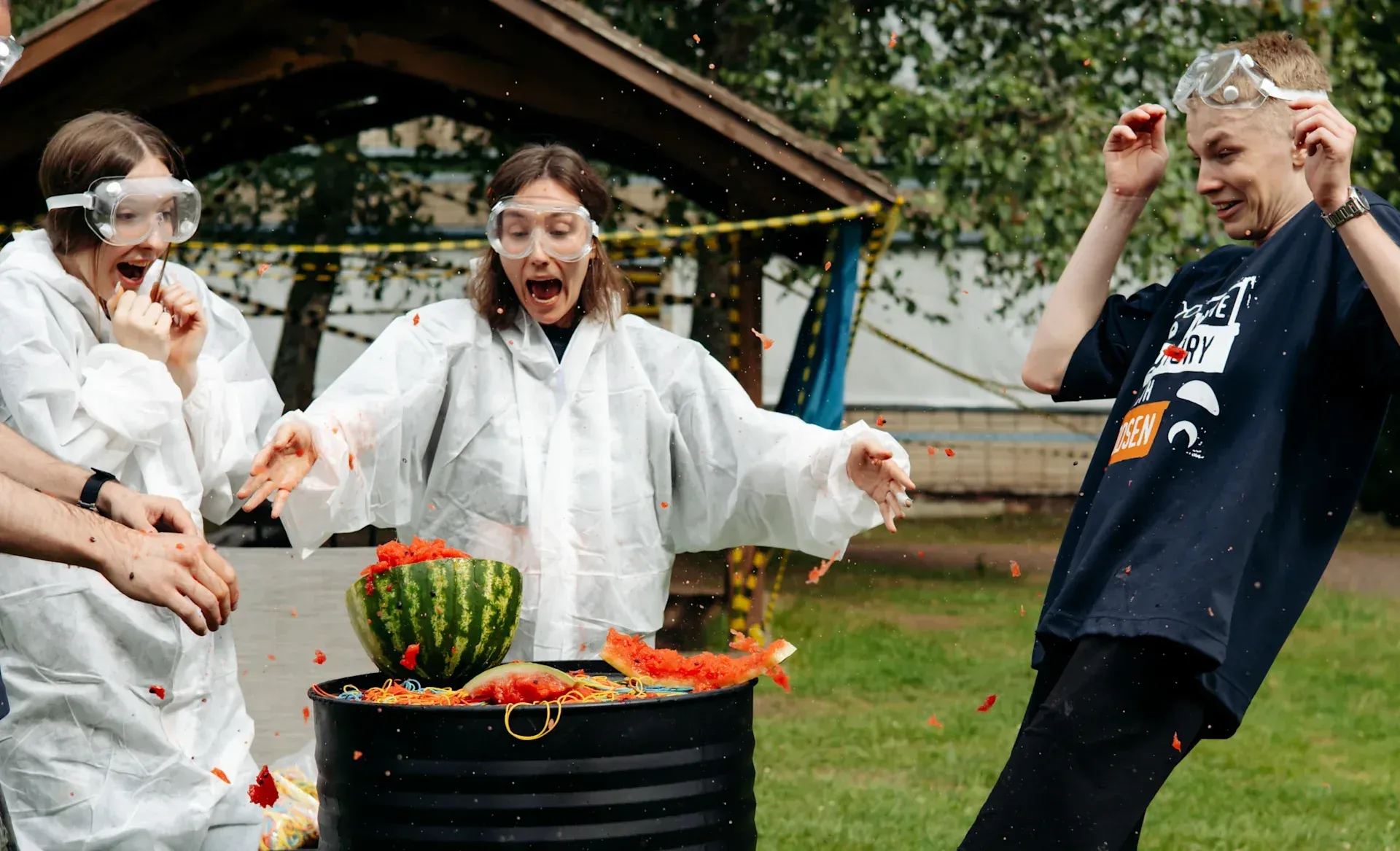 Watermelon explosion