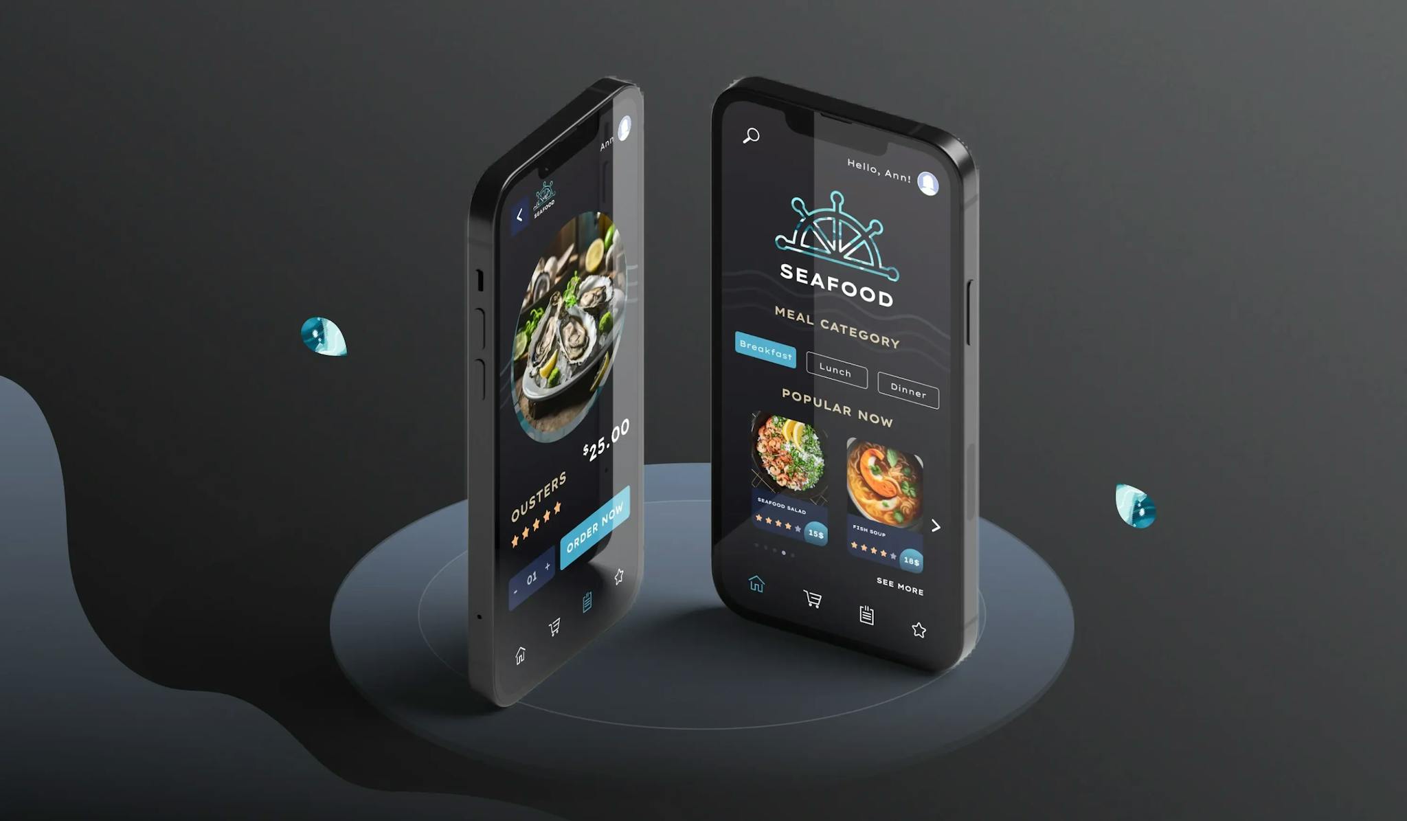 Restaurant food delivery app