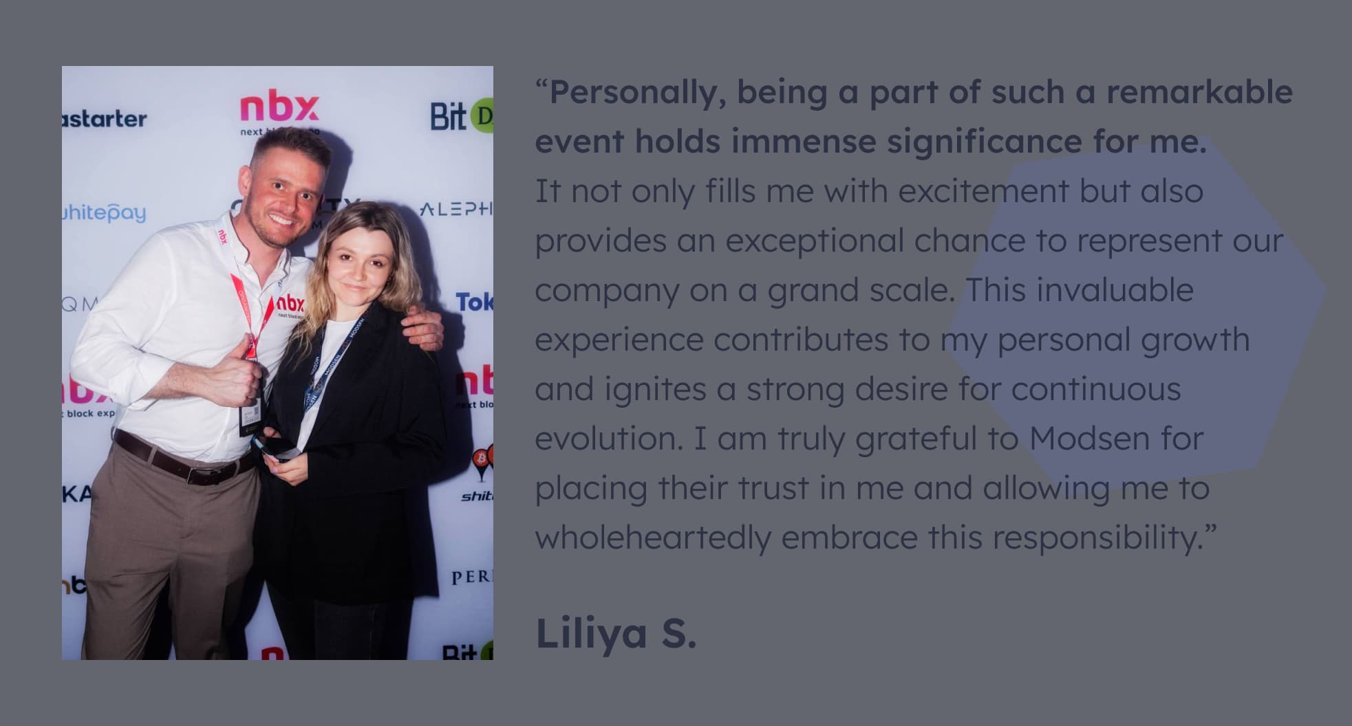 Modsen sales manager comment Modsen sales manager comment