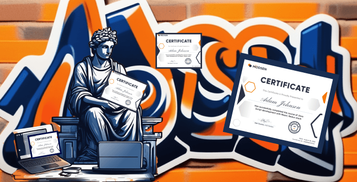 Modsen courses certificate Modsen courses certificate