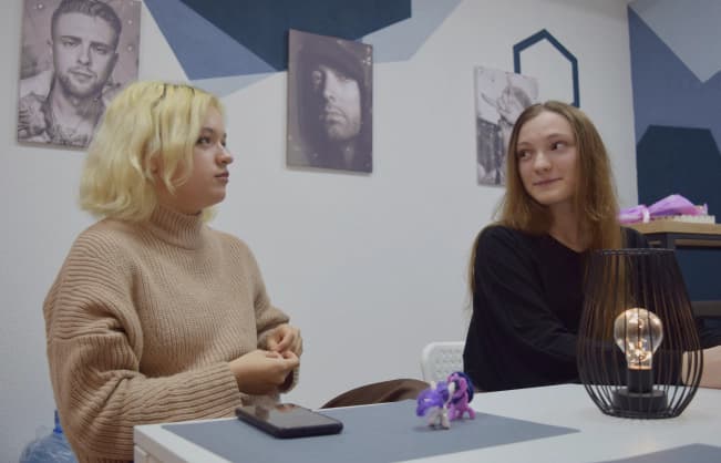 We are sharing news in the team We are sharing news in the team