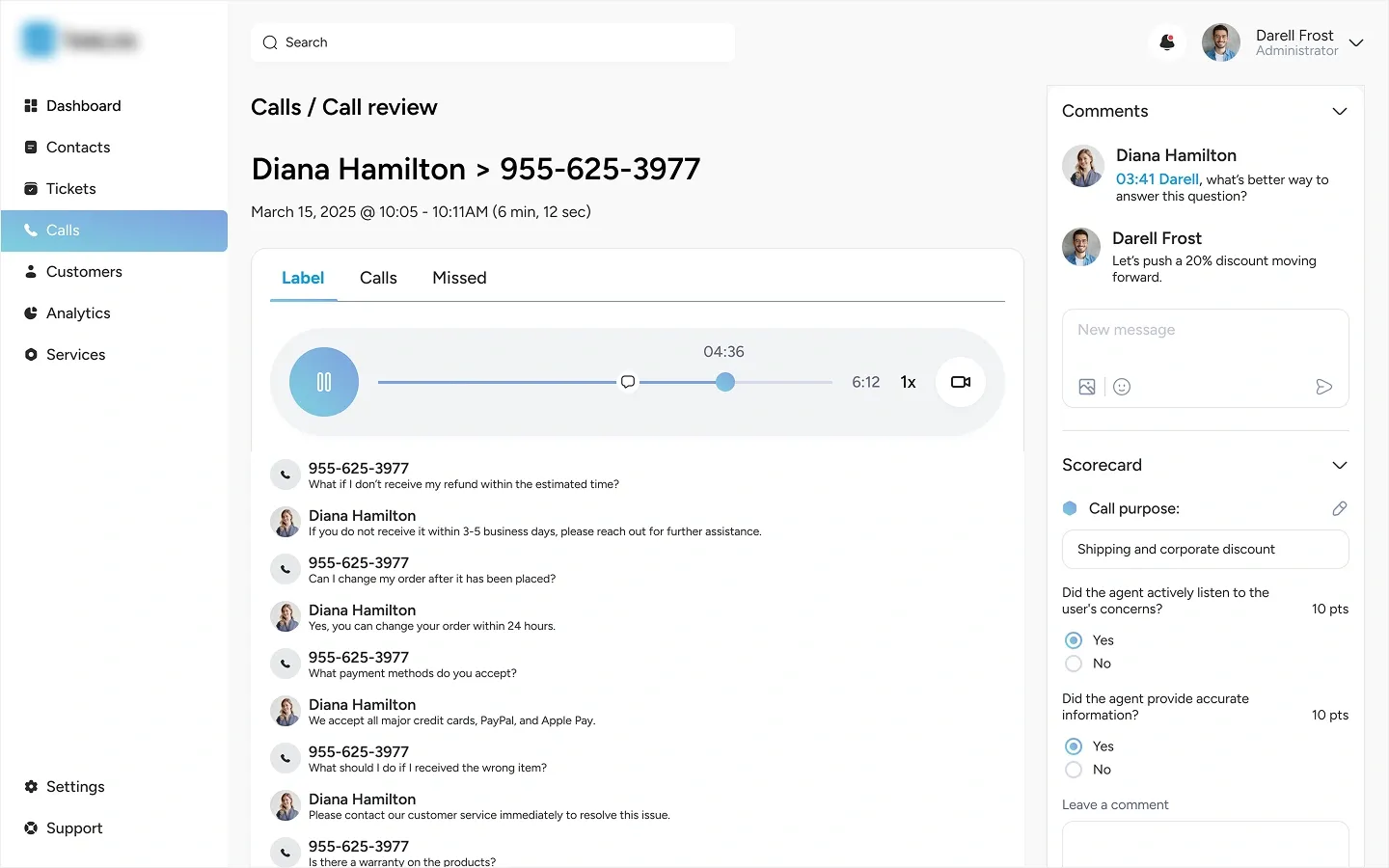 AI Call Center Software for Telecom Review