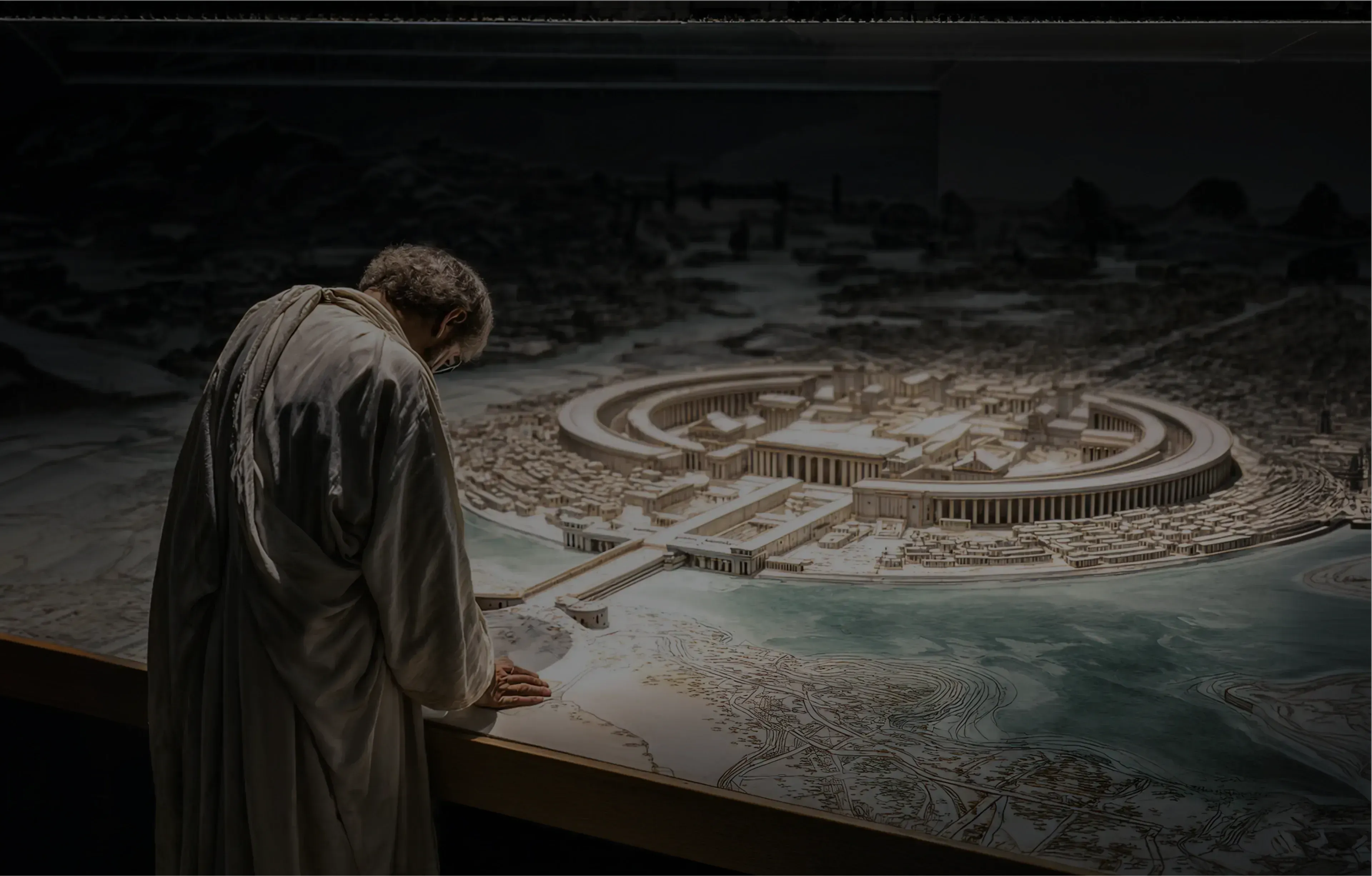 MVP development guide: scope, cost, timeline MVP development process concept with ancient architect planning product scope and city structure