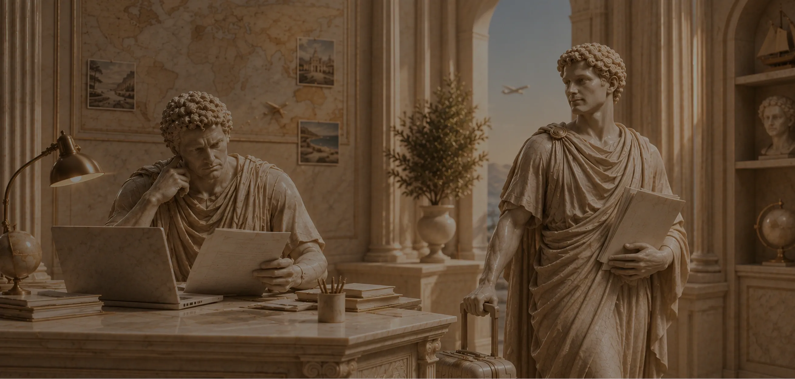 SaaS versus custom travel software: a clear difference in how the work gets done Custom travel solutions in action: one manager assembles a trip from scattered systems, the other is already packed and ready to leave