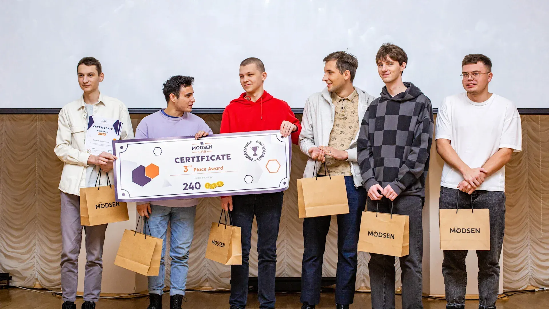 Prize for hackathon winners Prize for hackathon winners