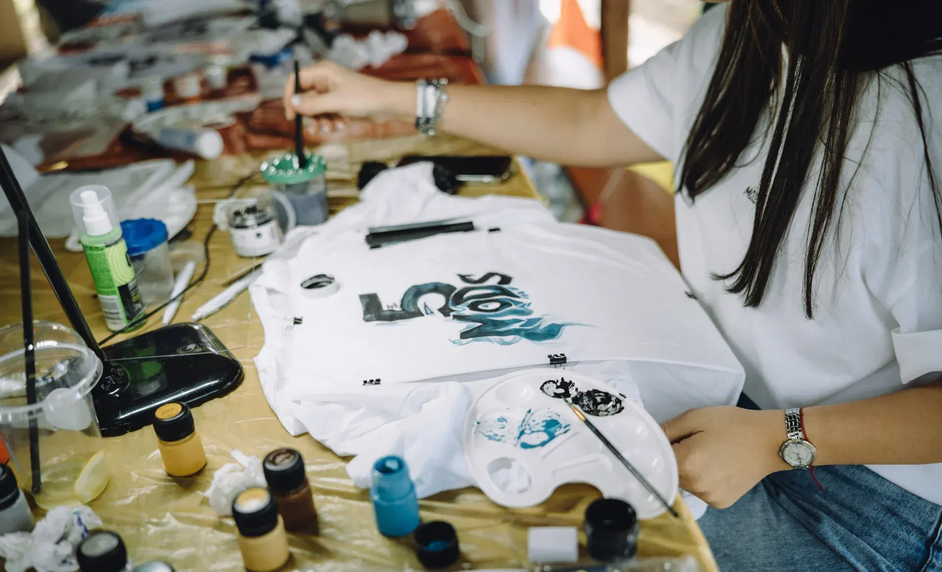 Drawing on T-shirts Drawing on T-shirts