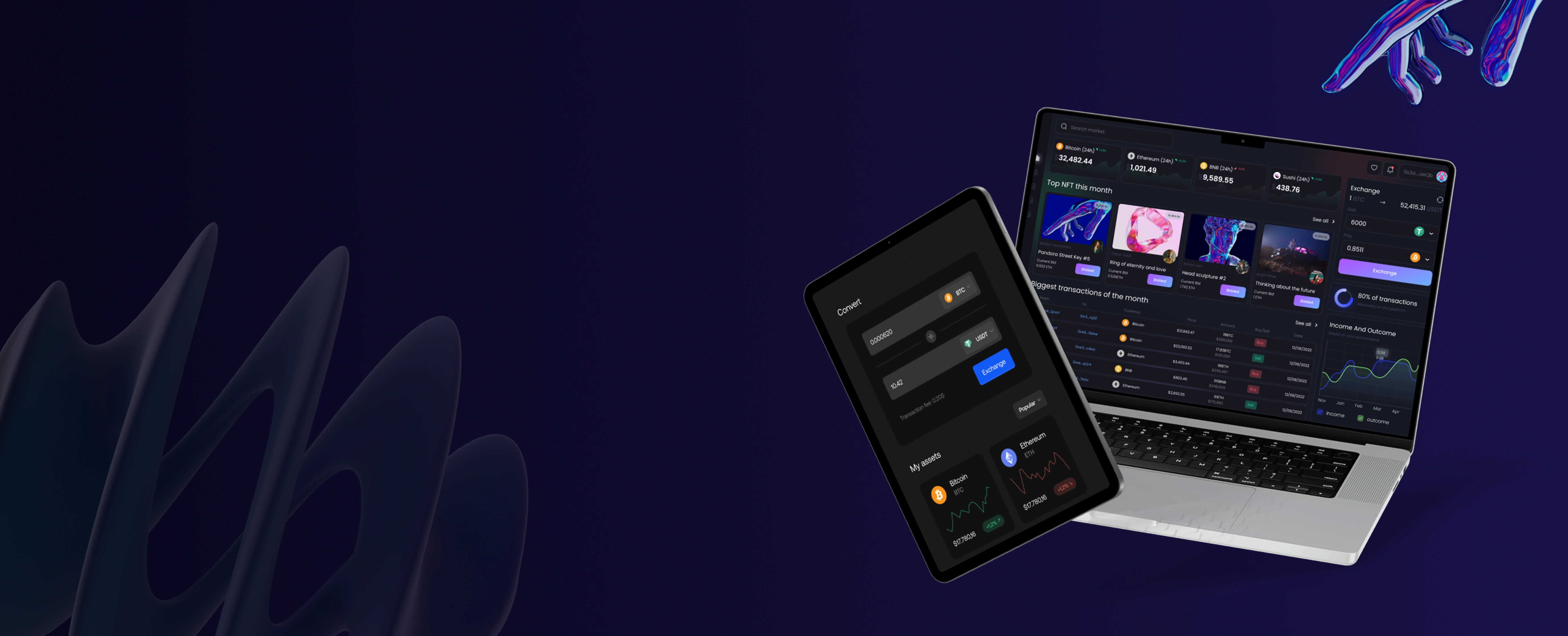 Cryptocurrency app