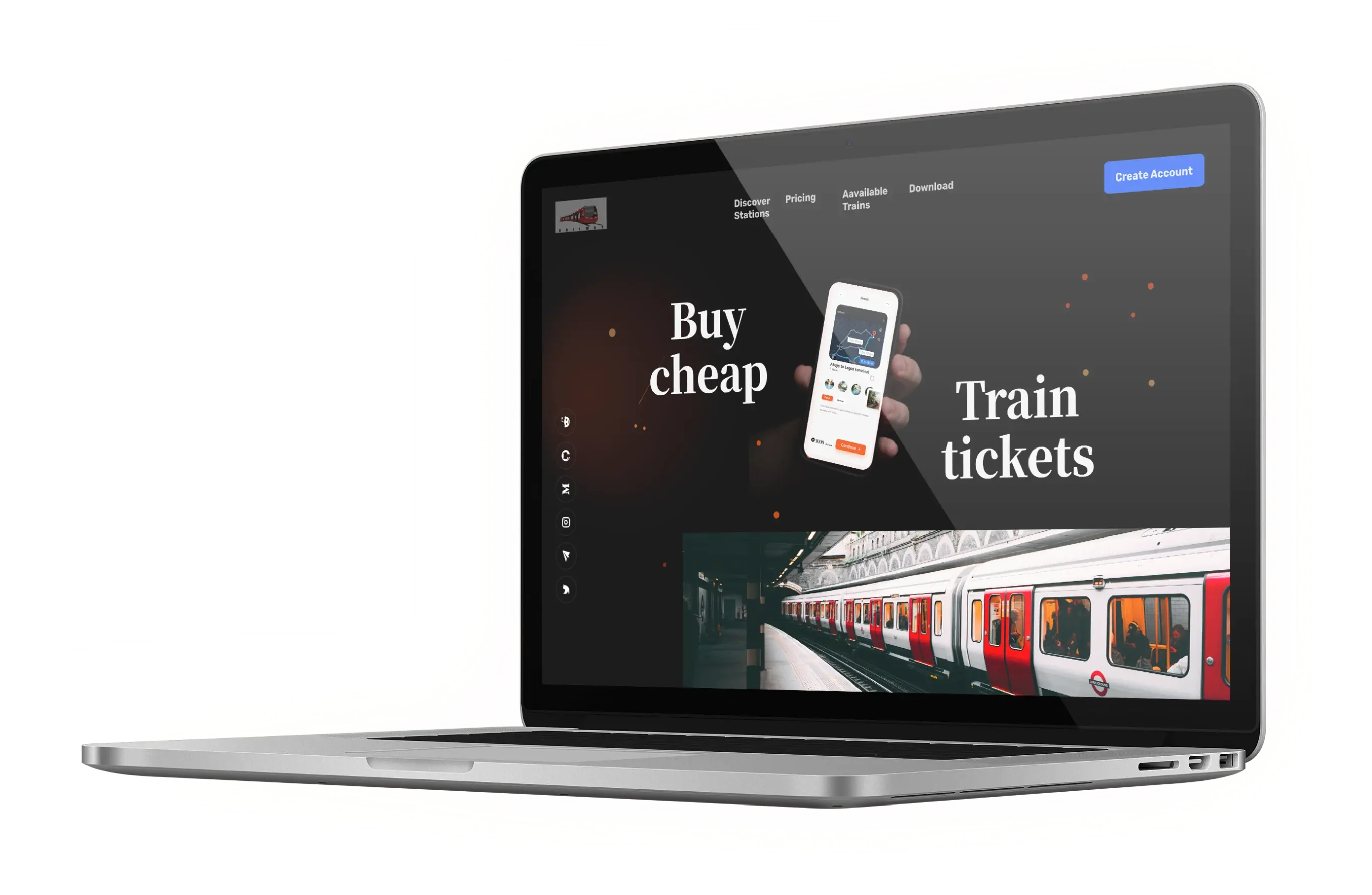 Rail travel app